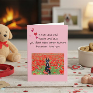 Tarjeta Feliz día de San Valentín de parte del amante de l