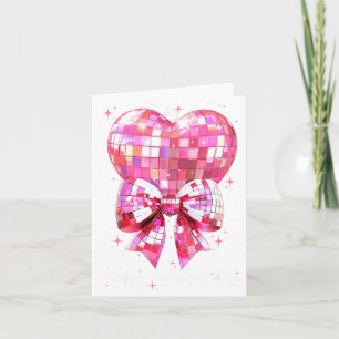Tarjeta Feliz día de San Valentín divertida coqueta bola d