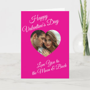 Tarjeta Feliz día de San Valentín Foto personalizada