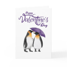 Feliz día de San Valentín Lindos Pingüinos