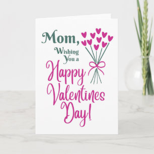 Tarjeta Feliz día de San Valentín mamá