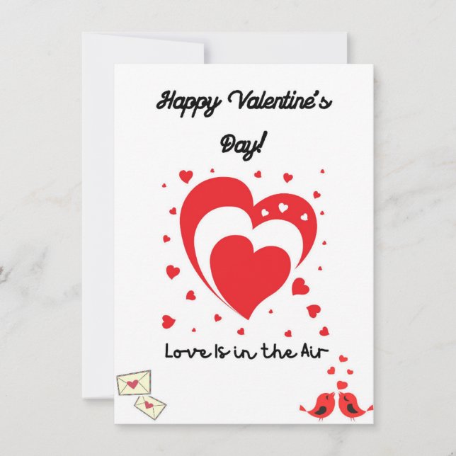 “Tarjeta Feliz Día de San Valentín – Mensaje de Am (Anverso)