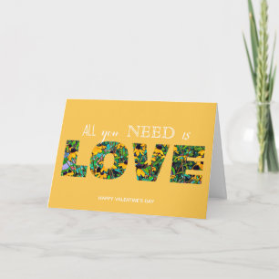 Tarjeta Feliz Día de San Valentín - Todo lo que necesitas 