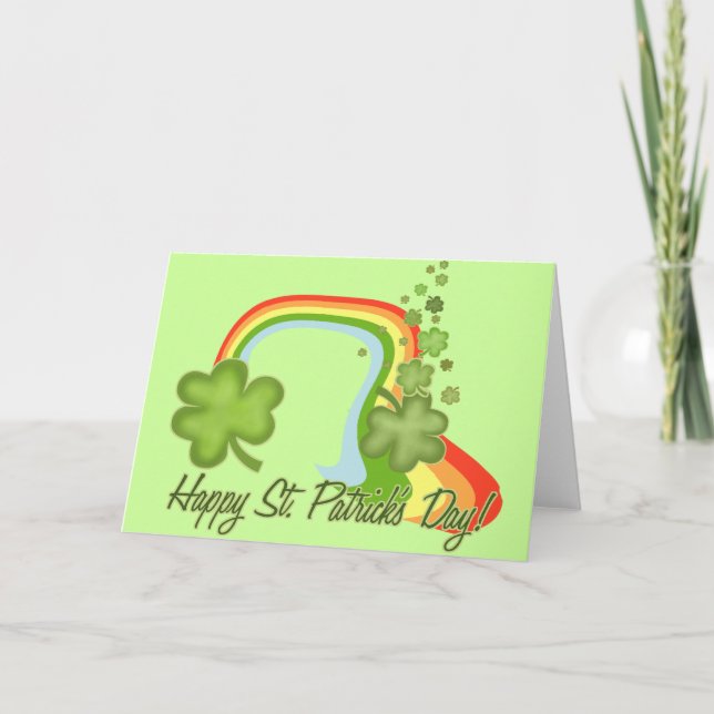 Tarjeta Feliz Día de Santo Patrocinador (Anverso)