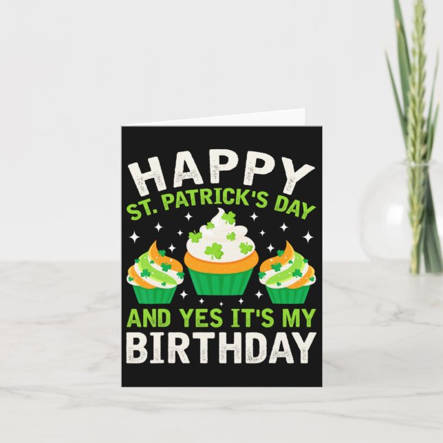 Tarjeta Feliz Día de Santo Patrocinadores Cumpleaños Mujer (Anverso)