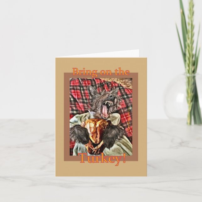 Tarjeta Feliz Día de Turquía (Anverso)