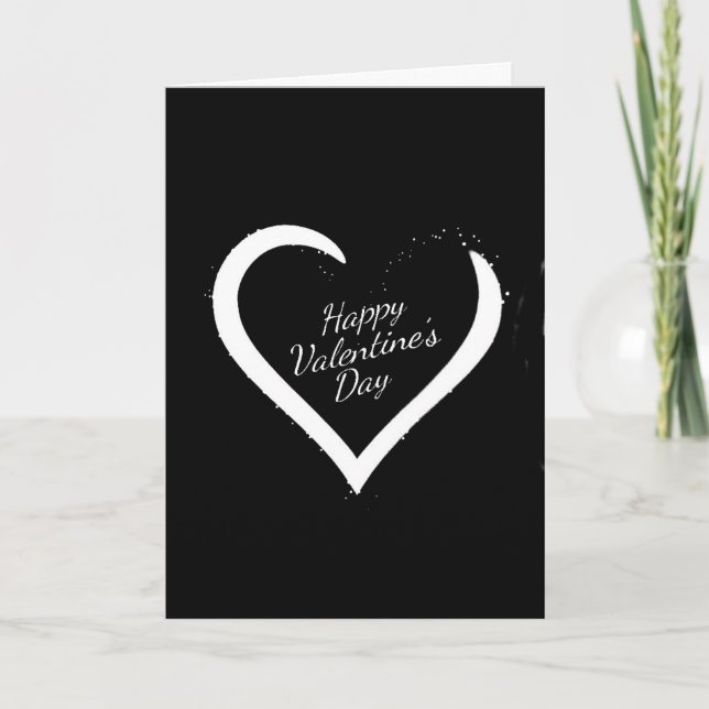 TARJETA **FELIZ DÍA DE VALENTINE A MI PROFESOR" (Anverso)