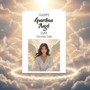 Tarjeta Feliz Día del Ángel de la Guarda   (Asiático)