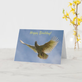 Tarjeta Feliz Día del Ave Cumpleaños Cockatoo Volando Aust