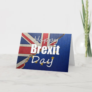 Tarjeta Feliz Día del Brexit