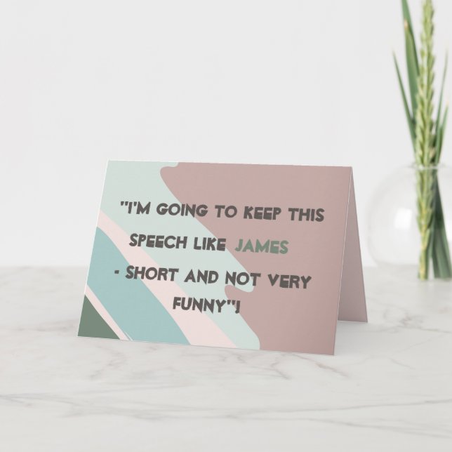 Tarjeta Feliz Día del Divorcio (Anverso)