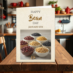 Tarjeta ¡Feliz Día del Frijol! 6 de enero