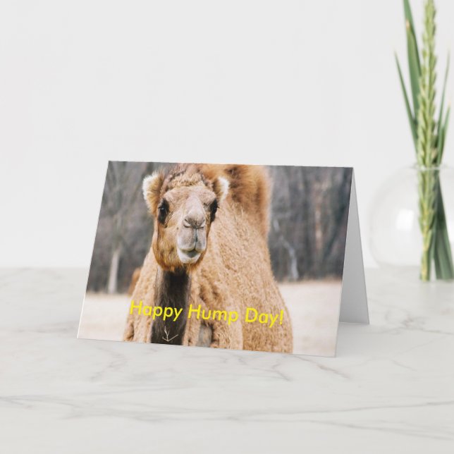 Tarjeta Feliz Día del Hump (Anverso)