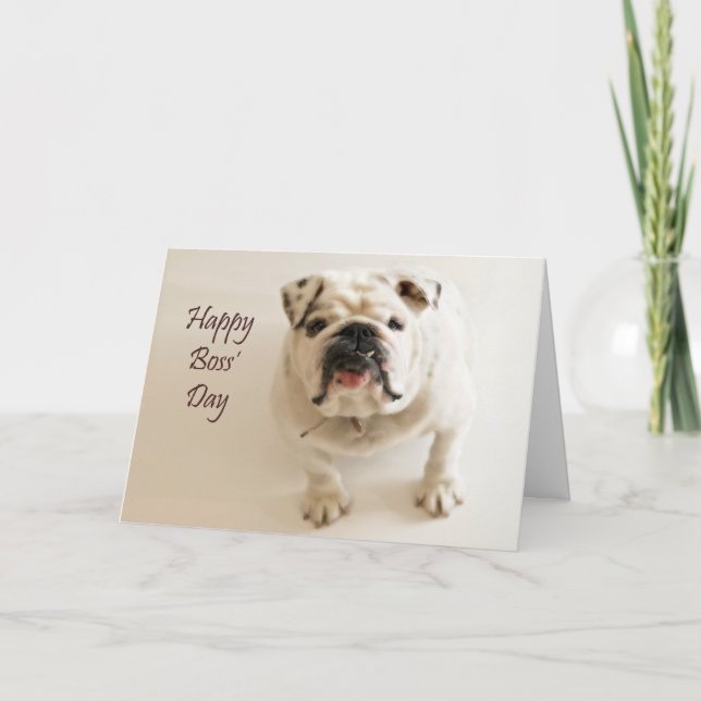 Tarjeta Feliz Día del Jefe (Anverso)