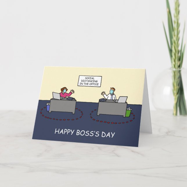 Tarjeta Feliz Día del Jefe a 19 Personalizados (Anverso)