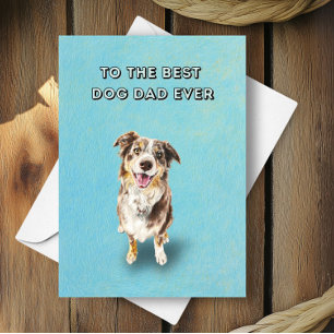 Tarjeta Feliz Día del Mejor Pastor de Papás Australiano