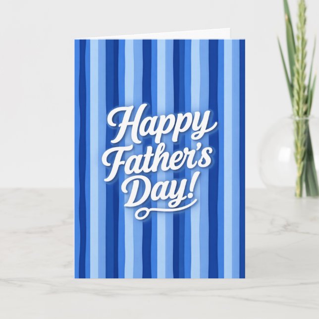 Tarjeta Feliz Día del Padre (Anverso)
