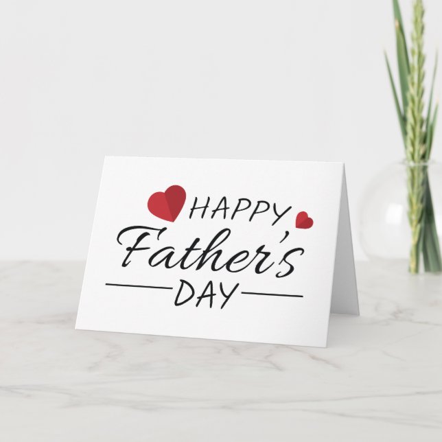 Tarjeta Feliz día del padre (Anverso)