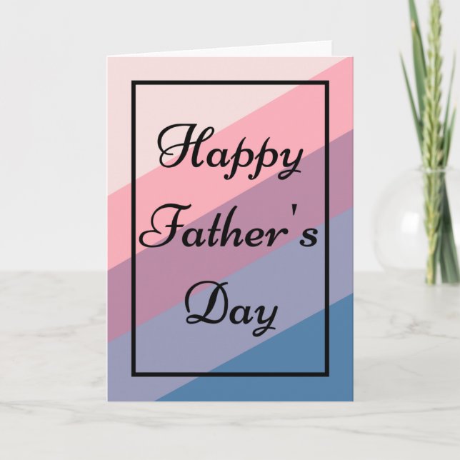 Tarjeta Feliz Día del Padre (Anverso)