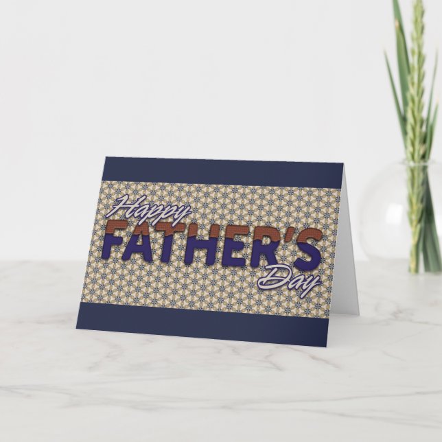 Tarjeta Feliz Día del Padre (Anverso)