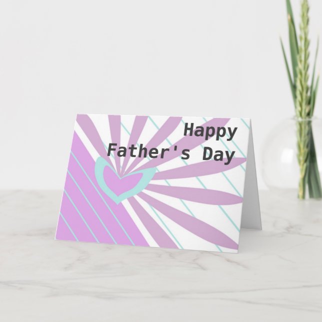 Tarjeta Feliz Día del Padre (Anverso)