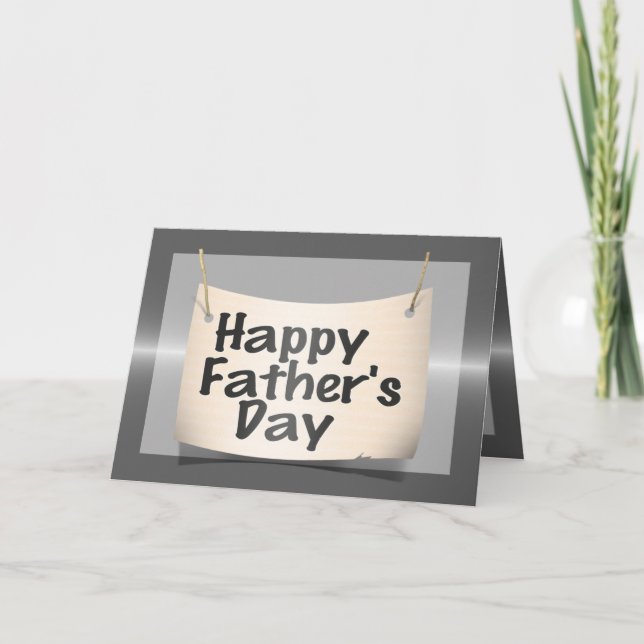 Tarjeta Feliz Día del Padre a alguien especial (Anverso)