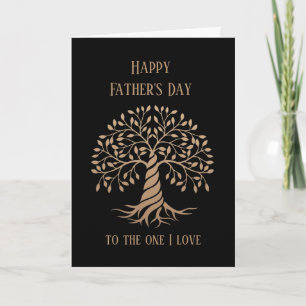 Tarjeta Feliz Día del Padre a Esposo fuerte protección ama