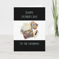 Feliz Día del Padre a la escritora Typewritter Vin