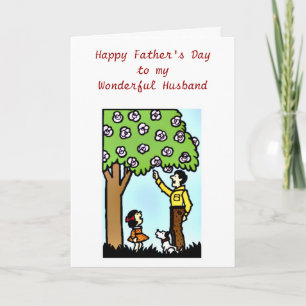 Tarjeta Feliz día del padre a la esposa
