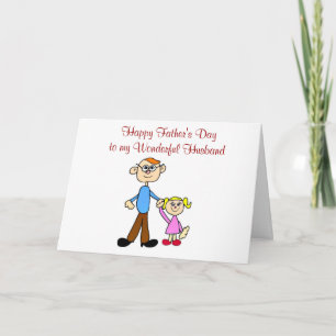 Tarjeta Feliz día del padre a la esposa