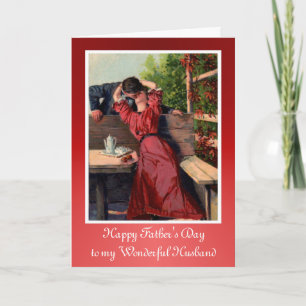 Tarjeta Feliz día del padre a la esposa