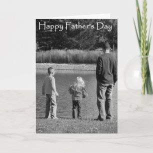 Tarjeta Feliz Día del Padre a mi marido, por agua