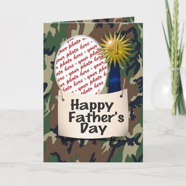 Tarjeta Feliz Día del Padre a mi padre #1 (Anverso)