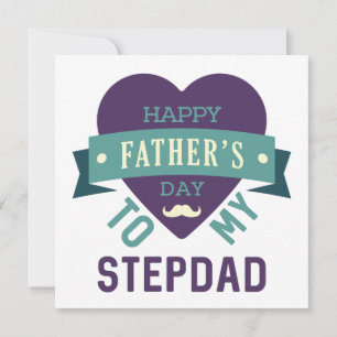 Tarjeta Feliz Día del Padre a mi Stepdad // Blank