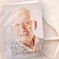 ¡Feliz Día del Padre abuelo! Saludo moderno y simp