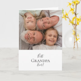 Tarjeta ¡Feliz Día del Padre al mejor abuelo de la histori