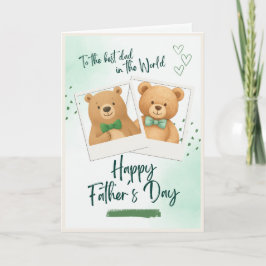 Tarjeta Feliz Día del Padre al Mejor Papá del Mundo