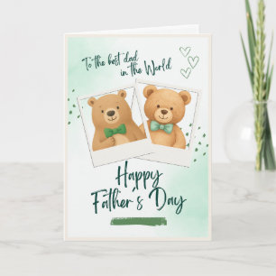 Tarjeta Feliz Día del Padre al Mejor Papá del Mundo
