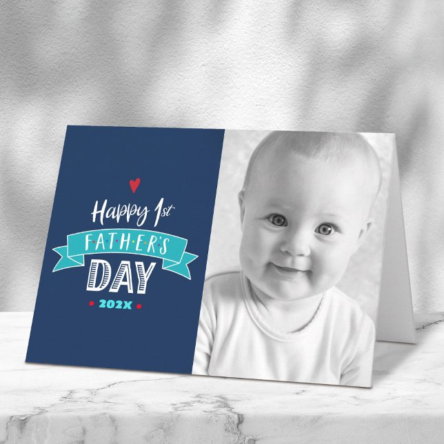 Tarjeta Feliz Día del Padre Audaz foto de la Marina de Tip (Subido por el creador)