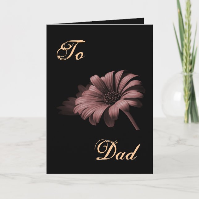 Tarjeta Feliz Día del Padre Cacao III (Anverso)