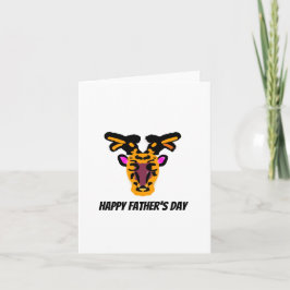 Tarjeta Feliz día del padre ciervo