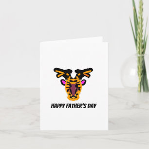 Tarjeta Feliz día del padre ciervo