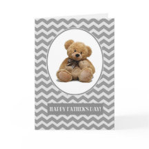 Feliz Día del Padre. Cute Teddy Bears