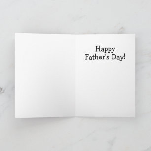 Tarjeta Feliz Día del Padre Dachshund surfista con cachorr