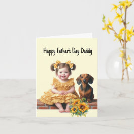 Tarjeta Feliz Día del Padre de Hija