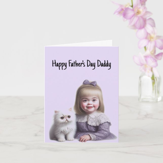 Tarjeta Feliz Día del Padre de Hija (Orquídea)