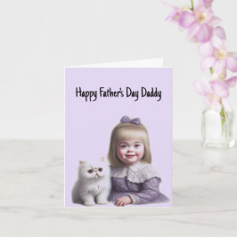 Tarjeta Feliz Día del Padre de Hija