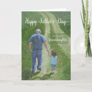 Tarjeta Feliz Día del Padre de la Nieta