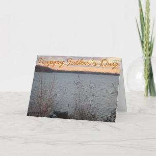 Tarjeta "Feliz Día del Padre" de Lake Shore Sunset