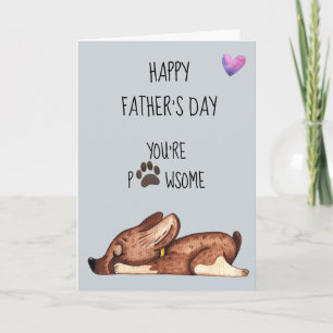 Tarjeta Feliz Día del Padre de parte de La Perra Eres Geni
